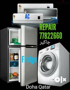 Washing machine ac Fridge  repair Qatar 77822660 0