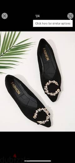 black flat shoes 41 size