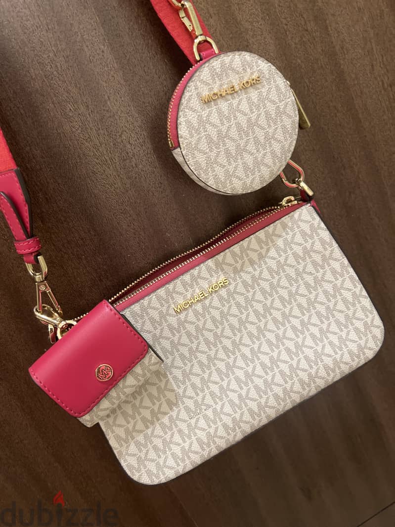 Michael Kors pink sling bag 2