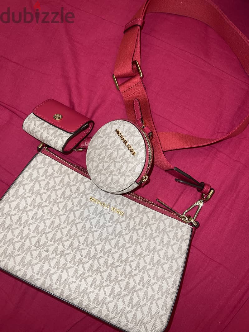 Michael Kors pink sling bag 3