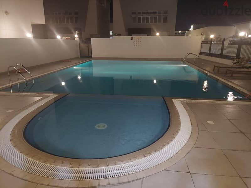 Luxury Spacious 1 BHK with pool & Gym alwakra main road 14