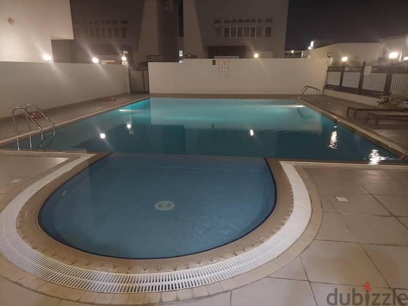 Luxurious Spacious 1 BHK with pool & Gym access Security, main road 17
