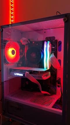 White gaming pc for sale