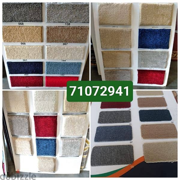 we selling good quality Carpet also fitting available 0