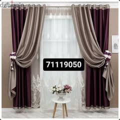 We make curtains also Repair and Fixing anywhere Qatar