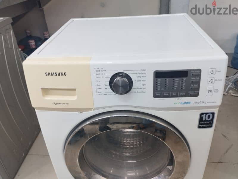 Samsung 7kg wash 5kg Dryer For Sale 1