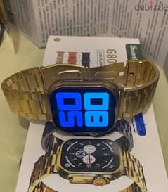 LAST 100 QAR. 1 GOLD CHAIN STRAPES EXTRA AND Smartberry G806 Watch MAX