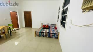 Fully furnished studio room rent for family-Al waab