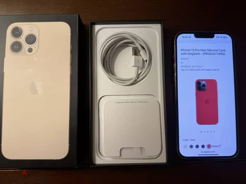 Apple iPhone 13 Pro Max 256GB Silver WhatsApp Chat : +16306341339 0