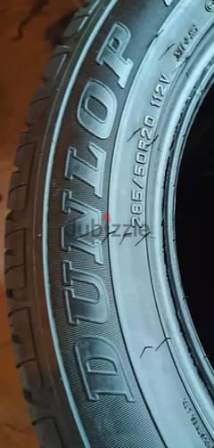 285/50/20”Dunlop Tyre