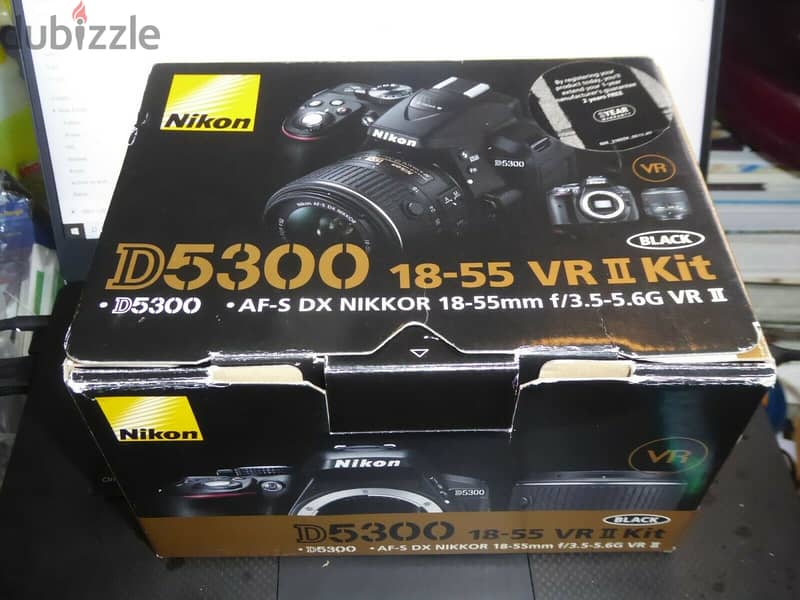 NIKON D 5300 VR DX 18-55MM LENS 0