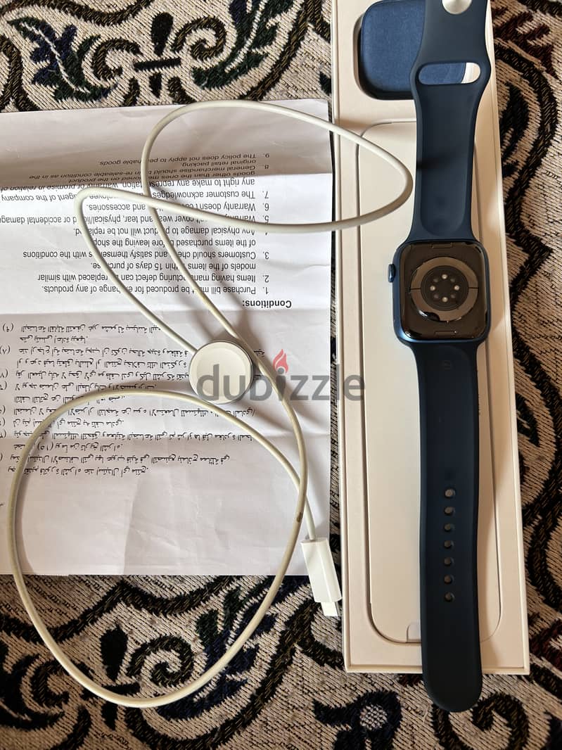 Apple Watch 7 45 mm blue 1