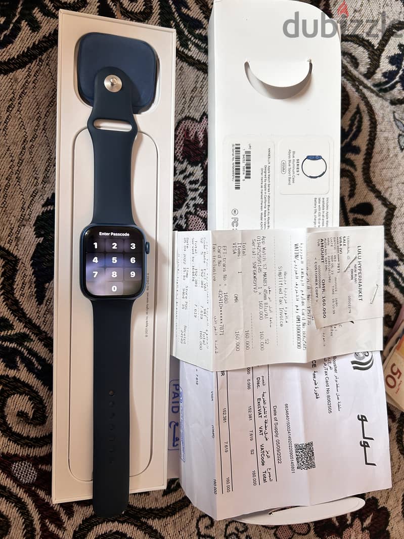 Apple Watch 7 45 mm blue 2