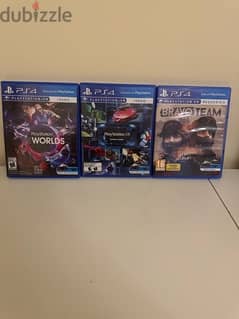 PS4 VR disc games