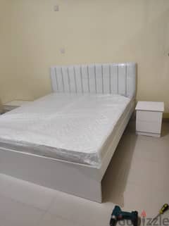 Bed mattress and cabinet
