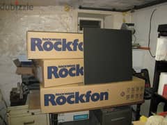 ROCKFON Cinema Black acoustic stone wool ceiling panels 0