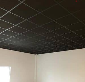 ROCKFON Cinema Black acoustic stone wool ceiling panels 1