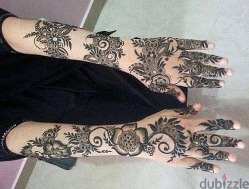 Henna design / tattoo (red or black) 4