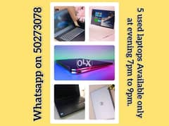 For today only good budget used laptops 1.999Qr. 2.800 Qr 3.550 Qr 0