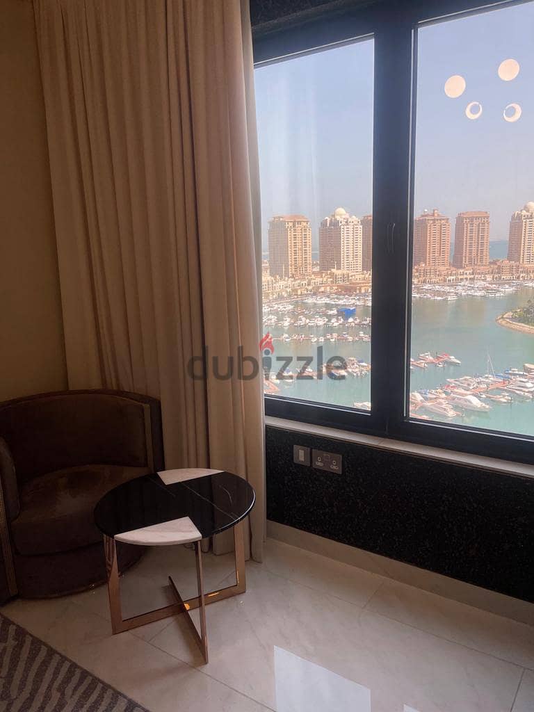 Furnished apartment for rent in Pearl Porto Arabia 2bhk 16