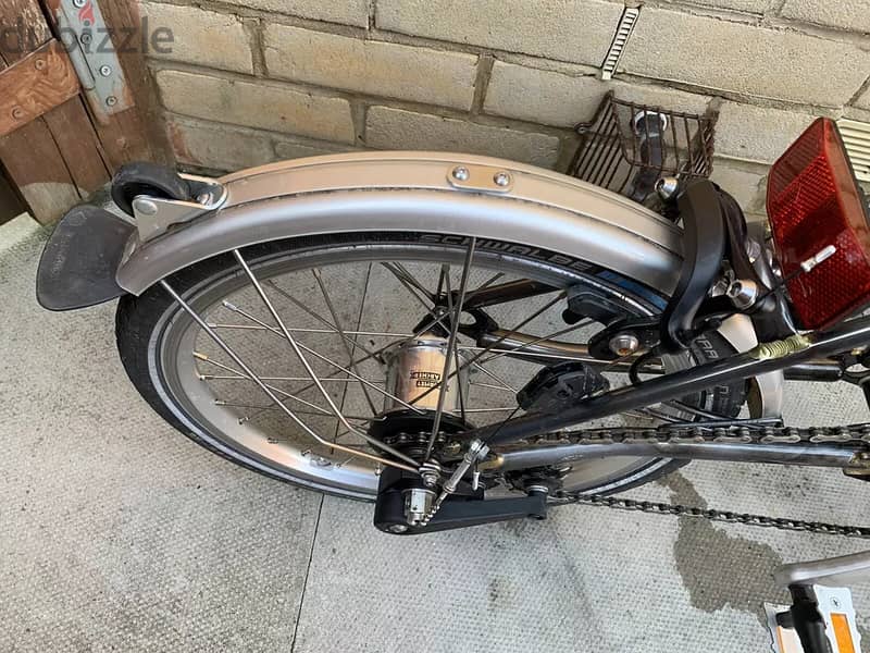 Brompton M-Type M3L Raw Lacquer C Line 3 Speed Bike - Worldwide 1