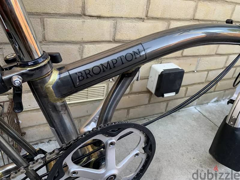 Brompton M-Type M3L Raw Lacquer C Line 3 Speed Bike - Worldwide 3