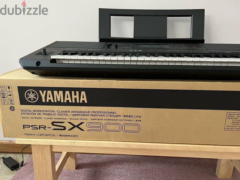 Yamaha PSR-SX900 Digital Keyboard 61-Key Organ Initial Touch Digital 1