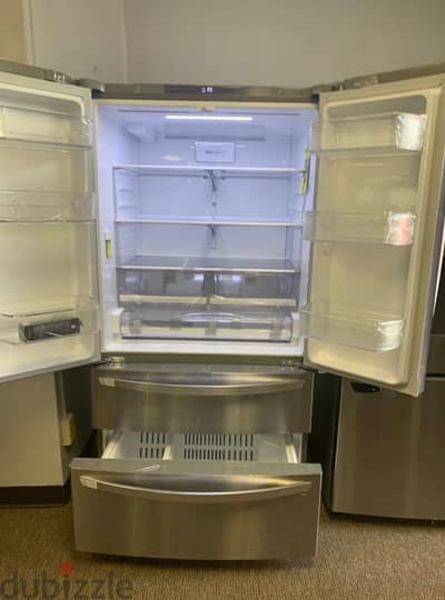 17.5 Cu. Ft. 4-Door 110 voltage French Door Refrigerator with Interna