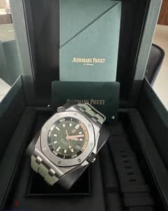 Audemars piguet diver green اوديمار