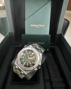 Audemars piguet diver green اوديمار