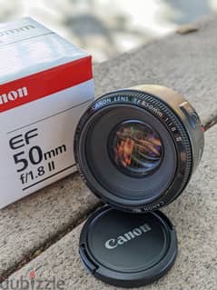 CANON EF 50MM F/1.8 II LENS