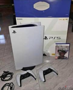 sony playstation 5 with 2 controller and ten free games 0