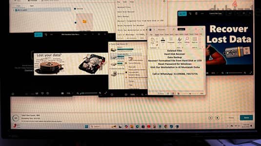 Hard Disk / USB Data recovery / Backup from formated or Deleted