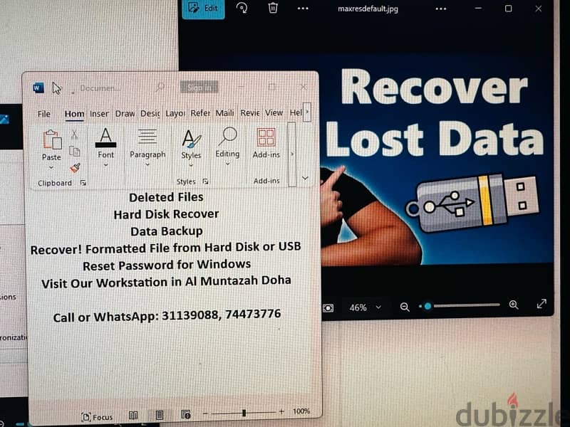 Hard Disk / USB Data recovery / Backup from formated or Deleted 4