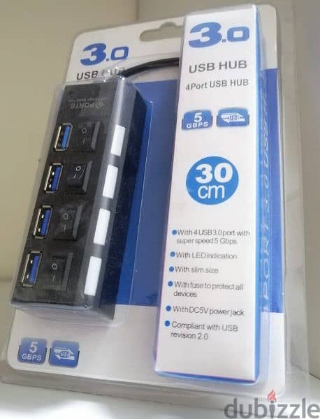 USB HUB
3.0
4Port USB HUB
30 CM

With 4 USB 3.0 2