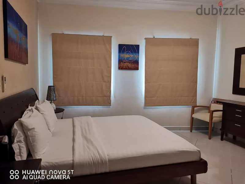 MONTHLY RENTAL 1BHK (KAHRAMAA, WIFI AND CLEA 8