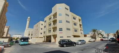 For rent unfurnished family apartment in Al Wakra behind Kims Medical