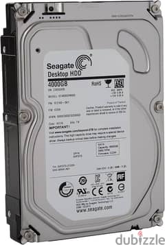 Seagate  4TB  HDD 0