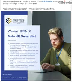 Male HR Generalist