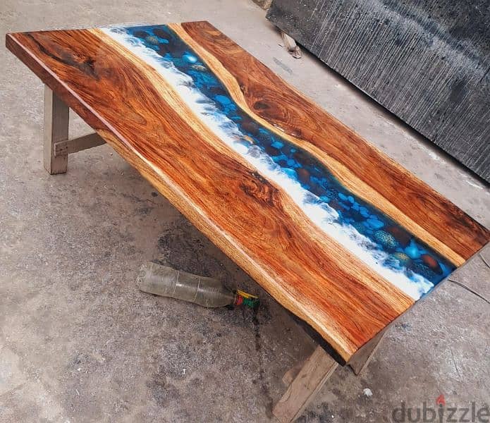 epoxy luxury dinning tables. contact 0092304-8683392 5