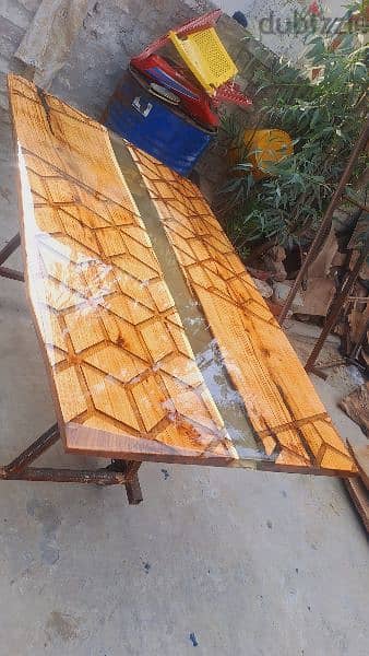 epoxy luxury dinning tables. contact 0092304-8683392 15