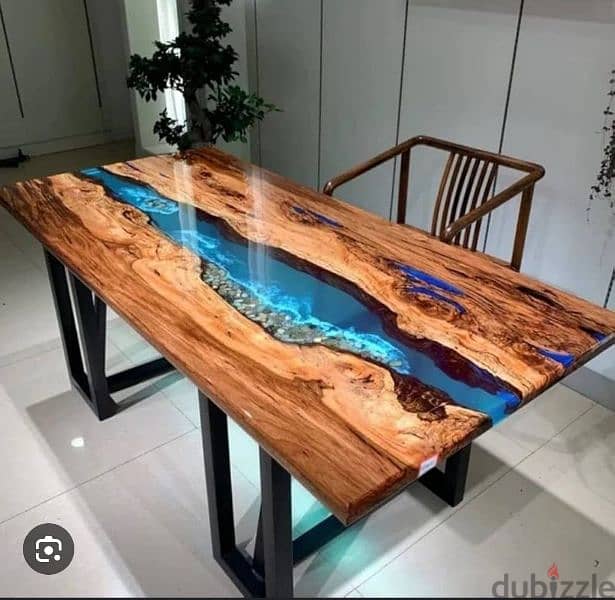 epoxy luxury dinning tables. whatsappfor order  0092304-8683392. 6