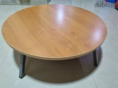 Round Wooden Strong Floor Table