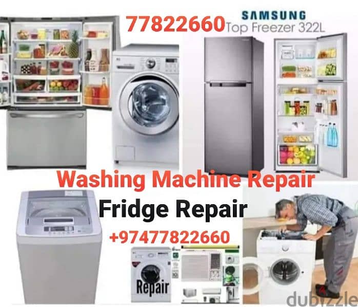 Freezer Ac Washing Machine Repair Qatar 77822660 0