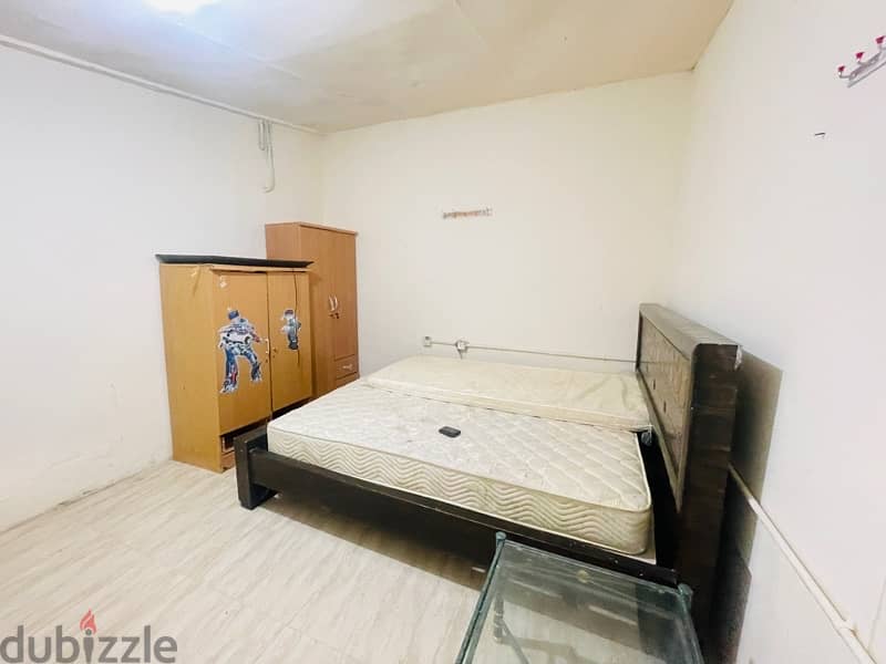 furnished studio (out house)for rent at aziziya 1