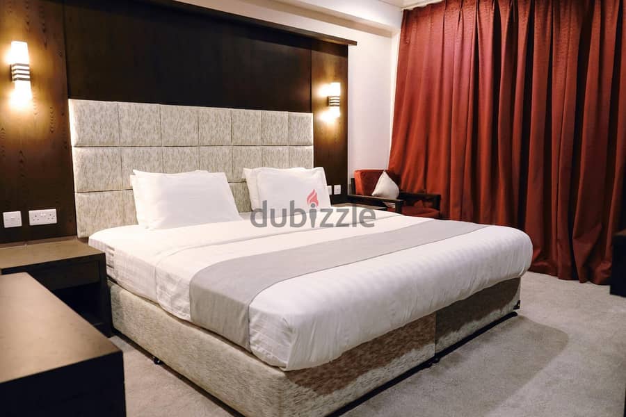 MONTHLY RENTAL 1BHK (KAHRAMAA, WIFI AND CLEANING FREE) 1