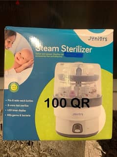 Junior steam sterilizer for baby bottles feeding