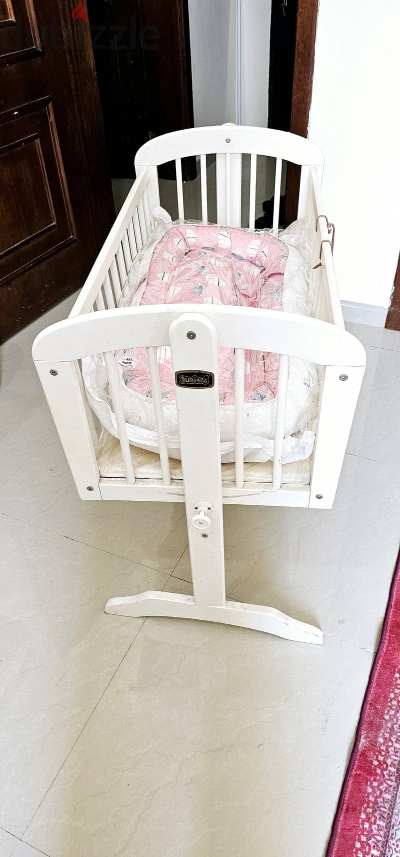 Baby cradle with Swing and baby mattess 1