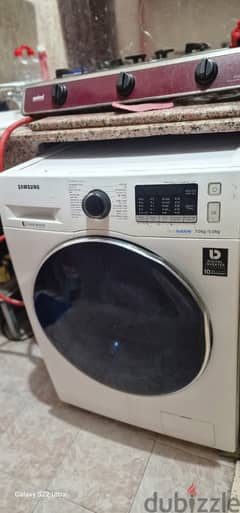 washing machine 7kg and dryer 5kg front load for sale