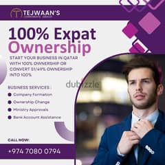 100% Expat's Ownership Or Convert 51/49% Ownership Into 100%